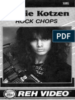 19650486 GUITAR Richie Kotzen Rock Chops Tab Book