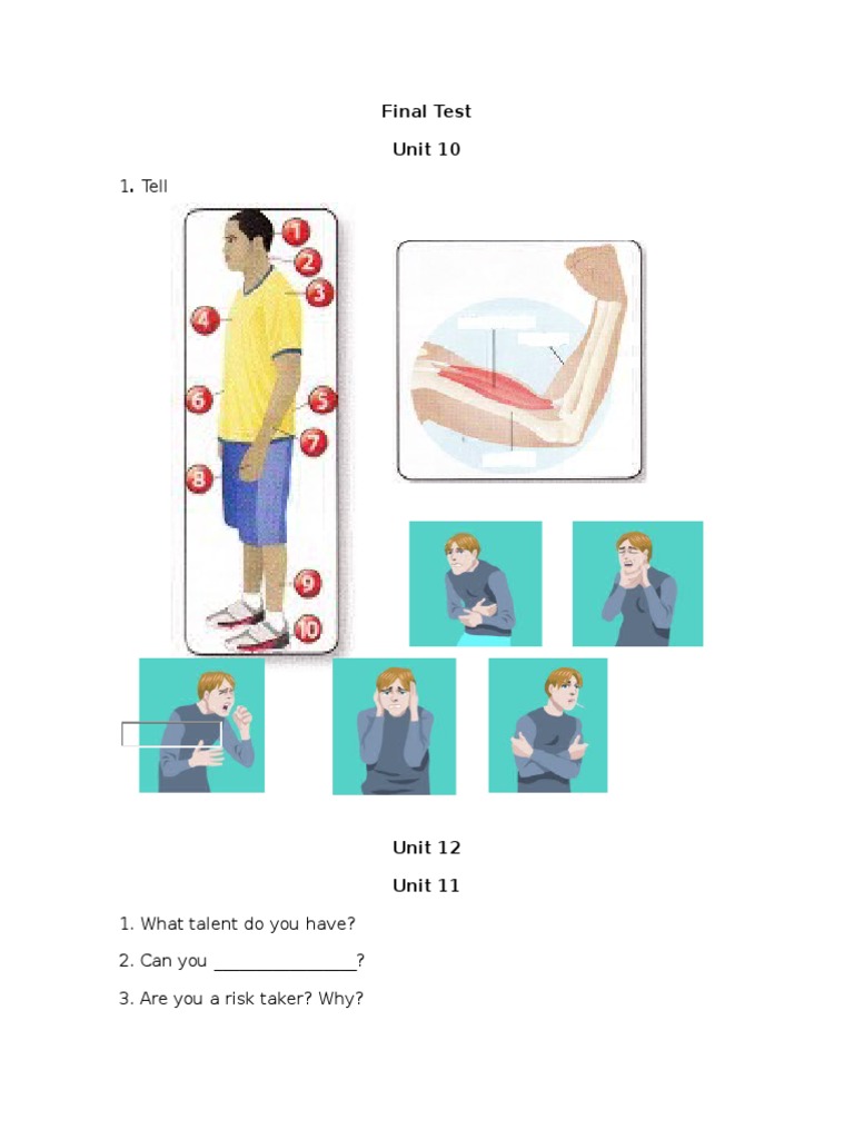 Tell: Final Test Unit 10 | PDF
