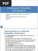 Continuous Probability Distribution