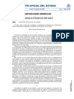 Ley 3-2015 de Vivienda Del Pais Vasco PDF
