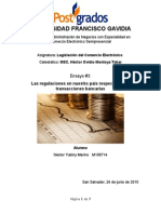 Las regulaciones en nuestro país respecto de las transacciones bancarias