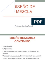 Diseño de Mezcla