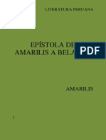 Epístola de Amarilis a Belardo