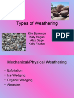 Types of Weathering: Kim Bennison Katy Hogan Alex Gage Kelly Fischer