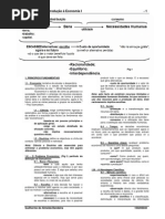 Introdução à Economia I - Resumo I