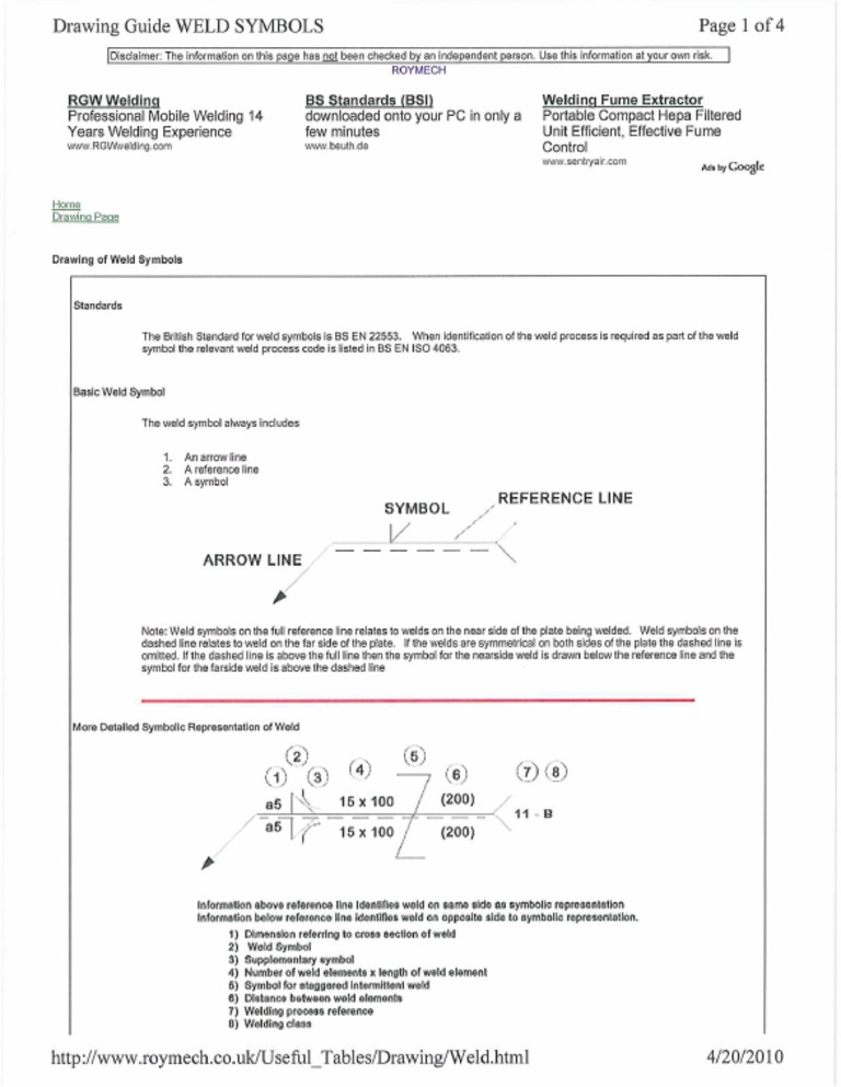 European Weld Symbols | PDF