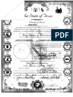 Marriage Certificate Scan