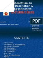 Download Presentation on Job Description amp Job Specification by ronak_katira SN27152490 doc pdf