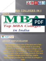 Top 10 MBA Colleges in India