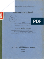 Gaudapada Karika - Raghunath Damodar Karmarkar PDF
