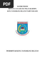 Download Materi Teknis RTRW Kab Tangerang Selatan by arnoldus dpu Gumas SN271526895 doc pdf