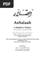 Prophet's AsSalah (Prayer-English)