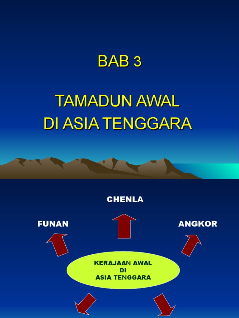 Bab 3 Tamadun Awal Di Asia Tenggara