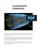 O Nouă Particulă Subatomică