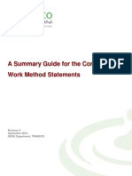 Transco Summary Gudinace for Work Method Statements R 0 300912