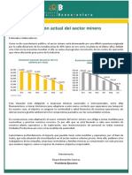 Situación Actual Del Sector Minero: Lima, 1 de Julio de 2013