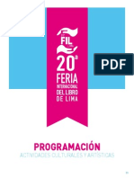 Programación FIL Lima 2015