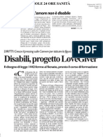 Disabili, progetto LoveGiver