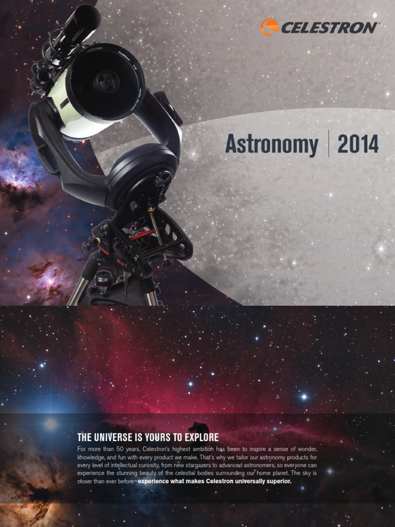 CELESTRON Telescope Catalog | PDF | Optics | Telescope