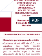 Regimen de Insolvencia Empresarial