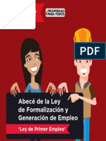 Ley 1429 Del 2010 de Formalizacion Laboral y Generacion de Empleo 