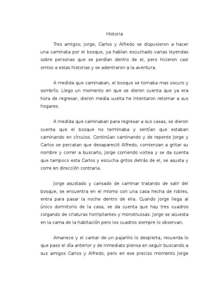 Guion de Terror | Ocio | Ficción y literatura