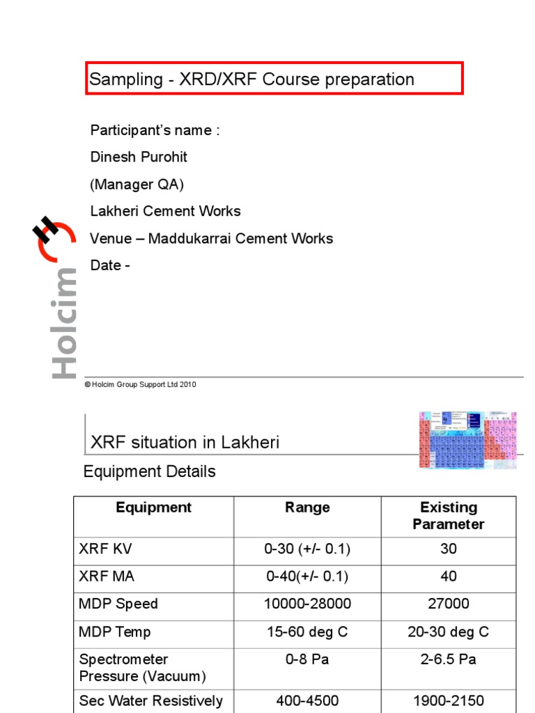 LK-XRF XRD Presentation | PDF | X Ray Crystallography | Calibration