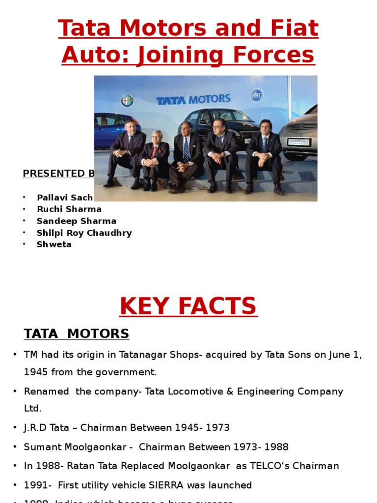 Tata Motors and Fiat Auto | PDF | Technology & Engineering