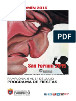 Programa de San Fermín 2015