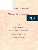 MC-3 PORTAPROBE-Manual de Operación