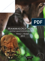 Mammalogy Notes