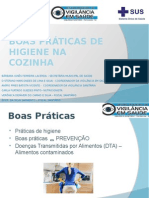 BOAS PRATICAS DE HIGIENE NA COZINHA - Funcionarios