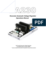 Self-Excited AVR for Leroy Somer Generators