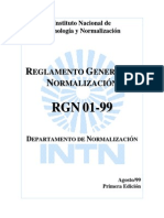 Reglamento General Normalizacion CTN