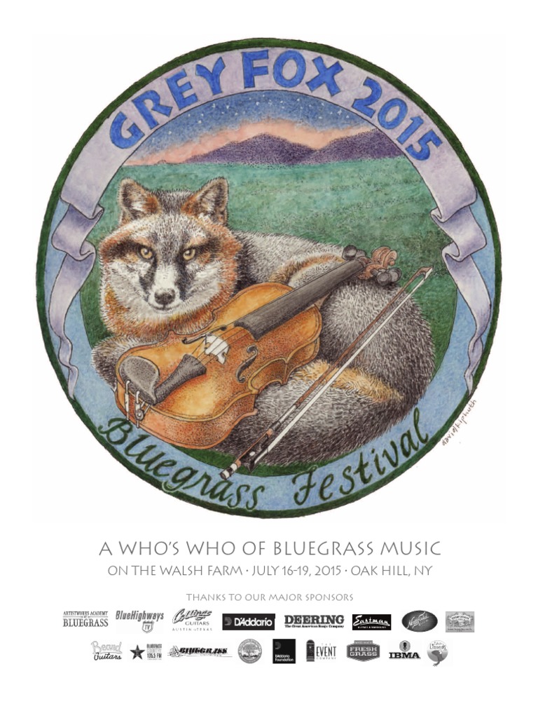 Grey Fox 2015 Program Book | PDF | Thai Cuisine | Camping