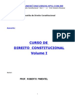 Roberto Pimentel - Curso de Direito Constitucional Vol. I