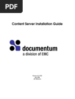 Documentum Content Server 5.2.5 SP2 Installation