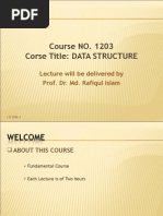 Chapter 1 Intro Data Structure by Rafiqul Islam