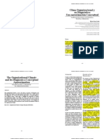 (Garcia, 2009) Clima Organizacional y Su Diagnóstico Una Aproximación Conceptual