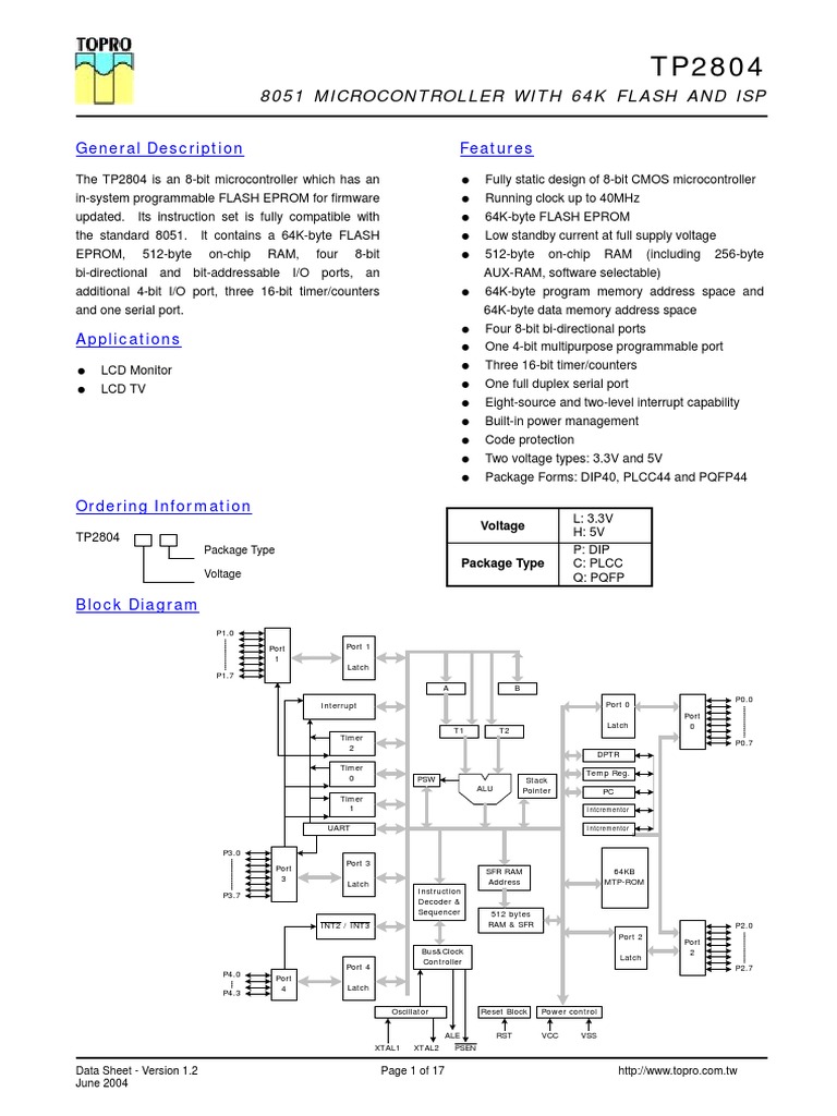 TP2804 | PDF | Electronic Circuits | Areas Of Computer Science