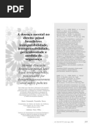 A Doença Mental No Direito Penal Brasileiro - Inimputabilidade, Irresponsabilidade, Periculosidade e Medida de Segurança
