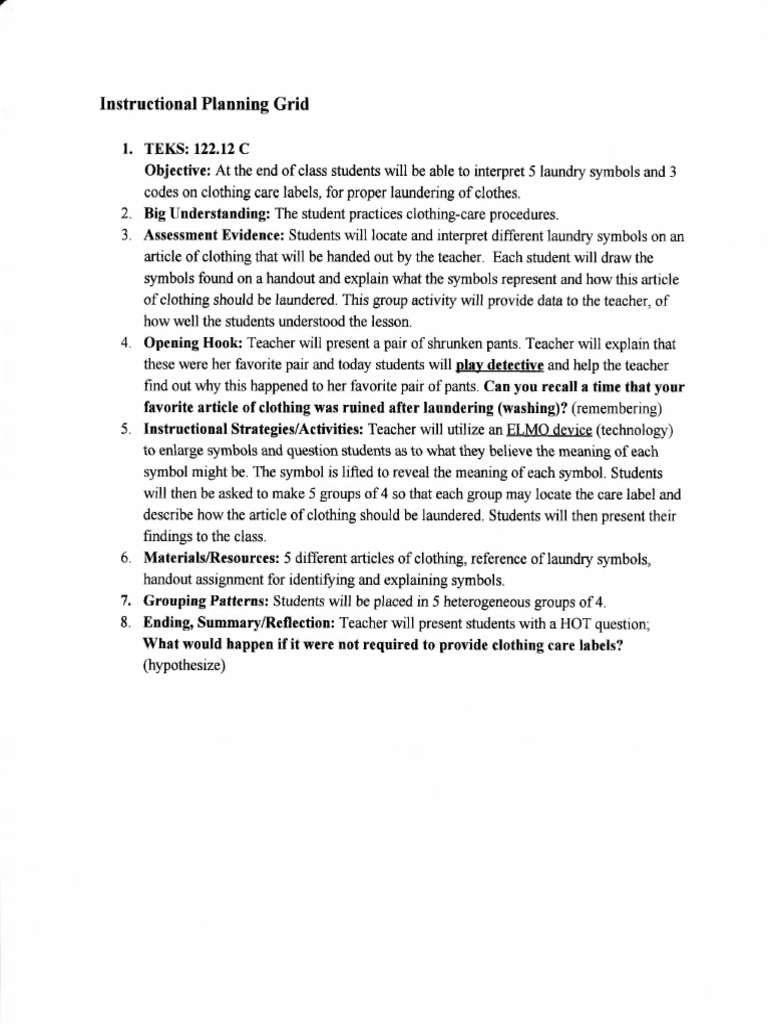Example Ipg | PDF | Laundry | Cognition