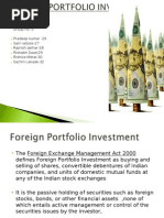 Download Foreign portfolio investment India by pradeepsiib SN27160728 doc pdf
