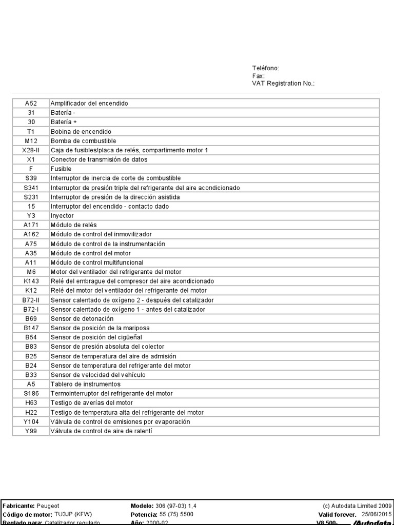 FARO IZQUIERDO PEUGEOT 306 6204Q5-8382850 | Desguace Melli, image size:768x1024