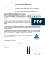 Ejercicios Trigonometría