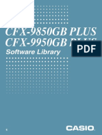 CFX-9850GB PLUS Software Library Guide