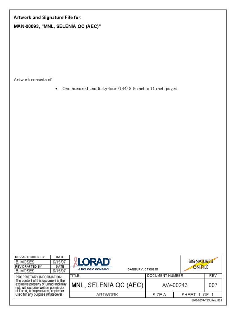 LoradSelQCManRev7 | Mammography | Medical Imaging