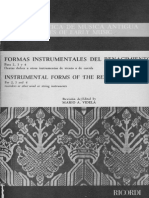 Formas Instrumentales Del Renacimiento - VIDELA