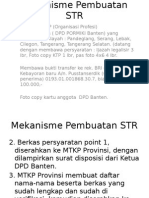 Mekanisme Pembuatan STR