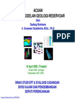 Acuan Study Pemodelan G-R Trisakti 18 April 08